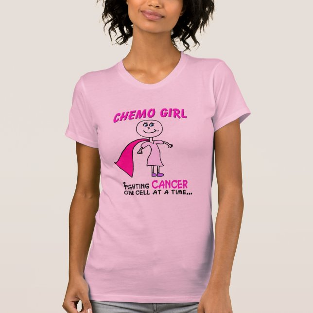 CHEMO GIRL CANCER T-Shirt (Front)