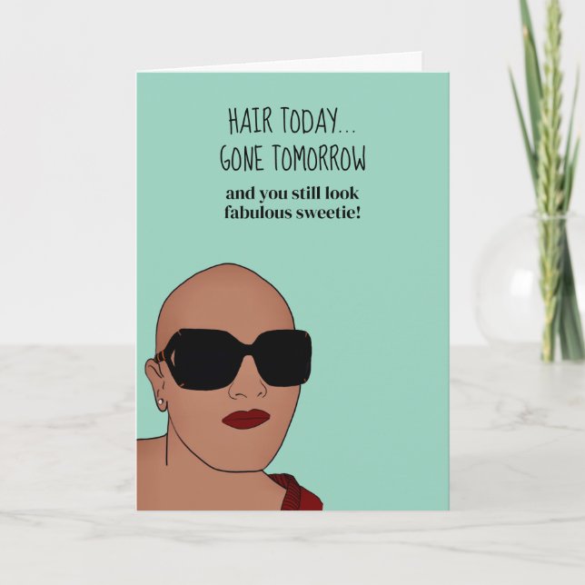 Chemo & Hair Loss Card (Front)