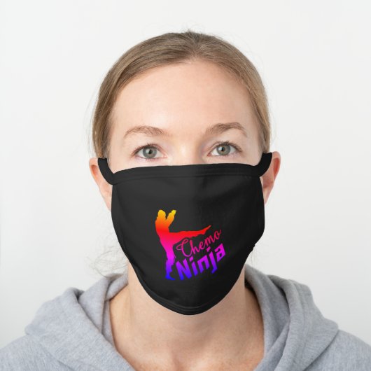 Chemo Ninja Cloth Face Mask (Worn)