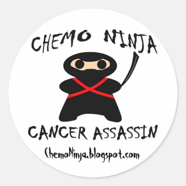 Chemo Ninja Stickers (Front)