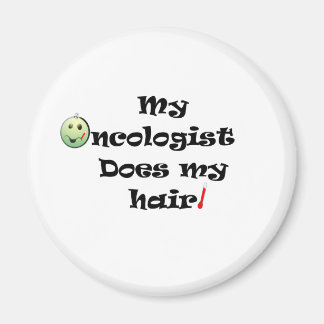 ChemoHair Blk Ltrs Magnet