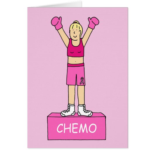 Chemotherapy Support and Encouragement for Her Cards (Front)