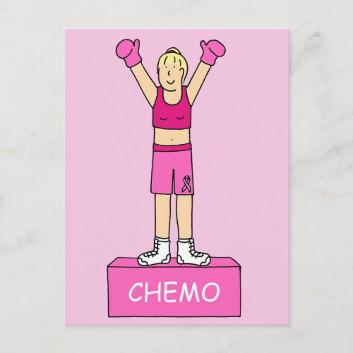 Chemotherapy Support and Encouragement for Her Postcard