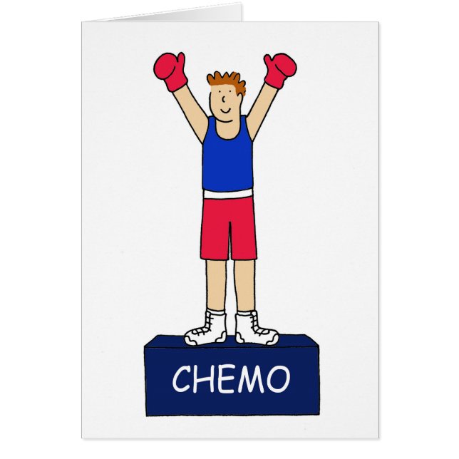 Chemotherapy Support Humor for Him Cards (Front)