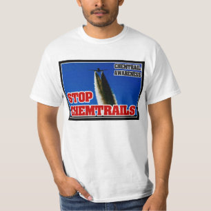 CHEMTRAIL AWARENESS - STOP CHEMTRAILS T-SHIRT