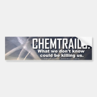 Chemtrails Bumper Sticker