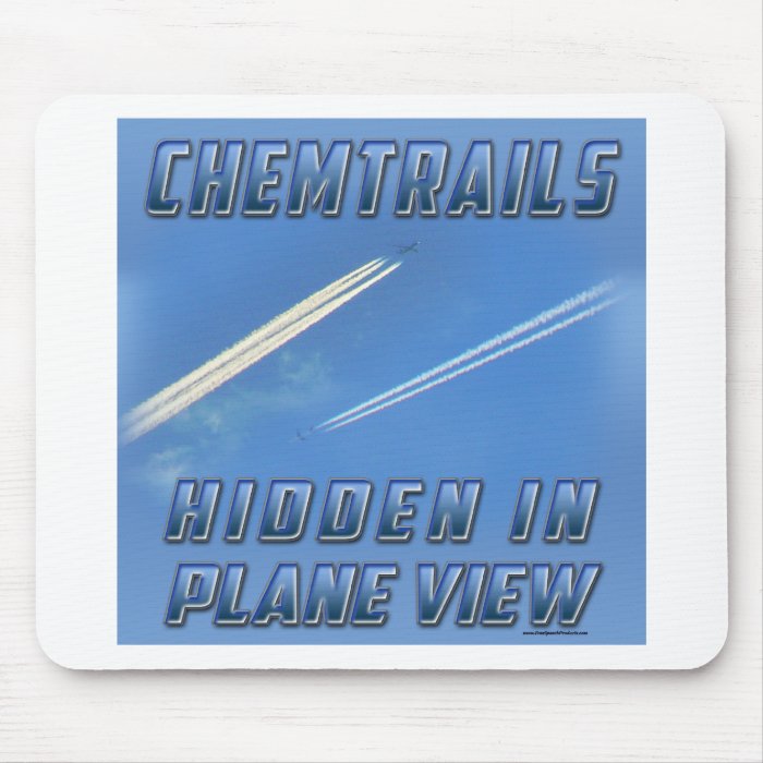 Chemtrails in Plane View Mousepad