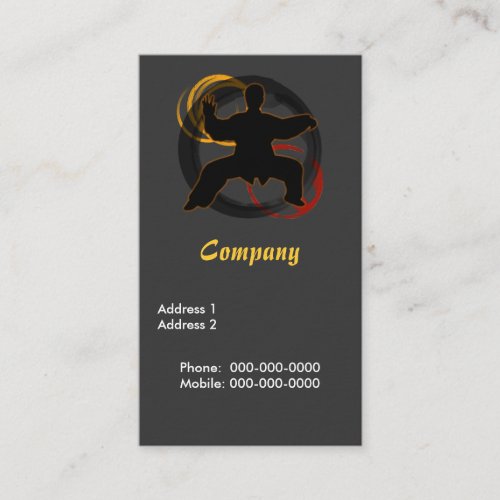 Chen Tai Ji Business Card