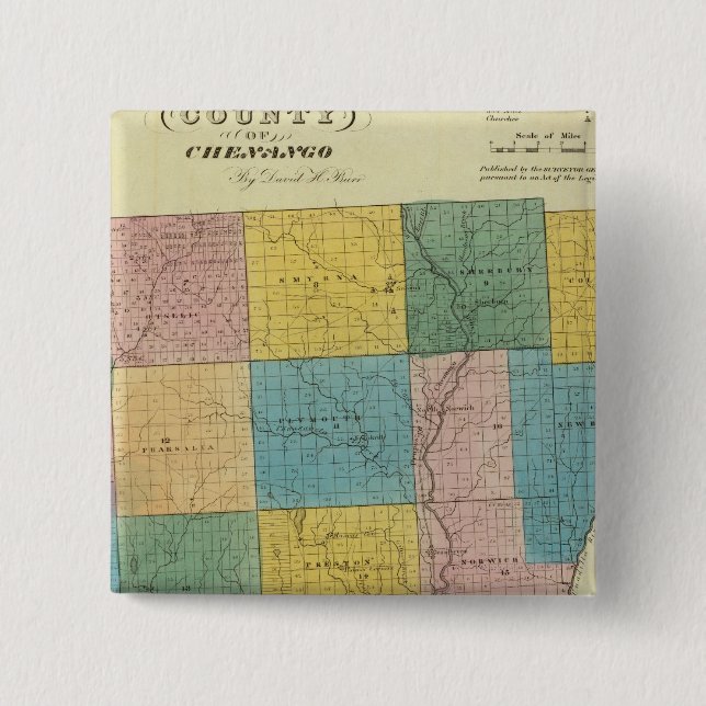 Chenango County Button (Front)