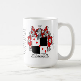Cheney, the Origin, the Meaning and the Crest Coffee Mug