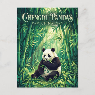 Chengdu Research Base of Giant Panda Breeding Postcard