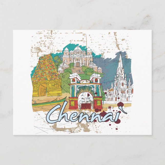 Chennai Postcard (Front)