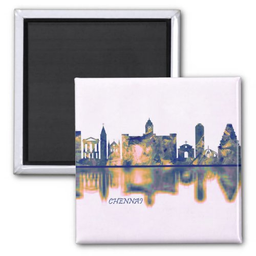 Chennai Skyline Magnet