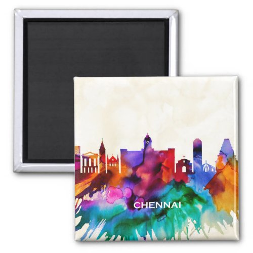 Chennai Skyline Magnet