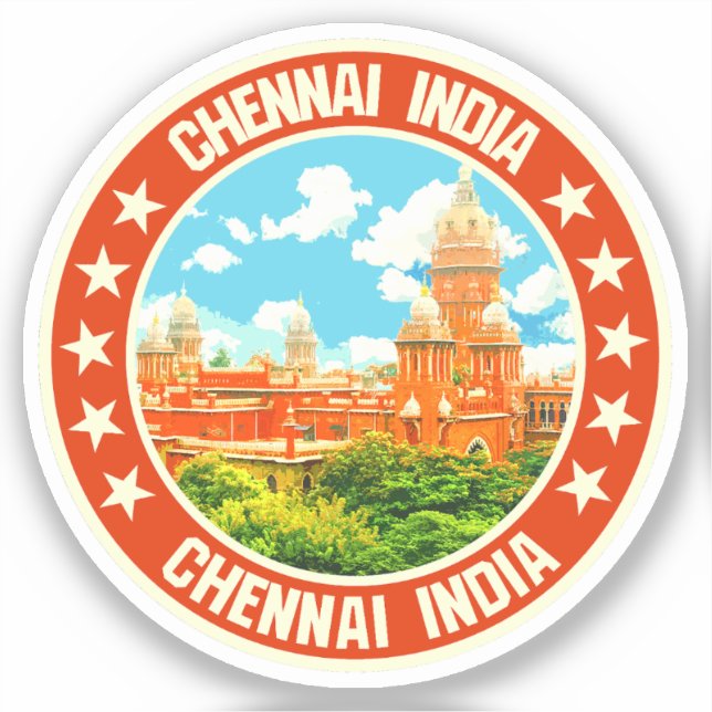 Chennai                                            sticker (Front)