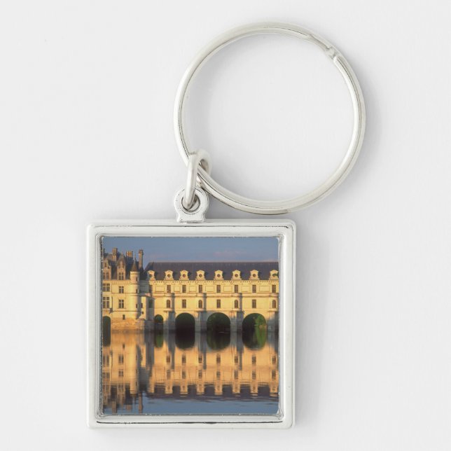 Chenonceau Chateau, River Cher, Loir-et-Cher, Keychain (Front)