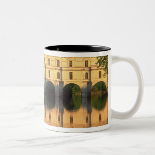 Chenonceau Chateau, River Cher, Loir-et-Cher, Two-Tone Coffee Mug