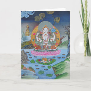Chenrezig Greeting Card