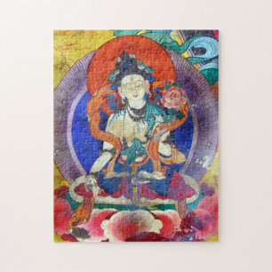 Chenrezing Buddha, Vintage Heruka & Tibet /Dharma Jigsaw Puzzle