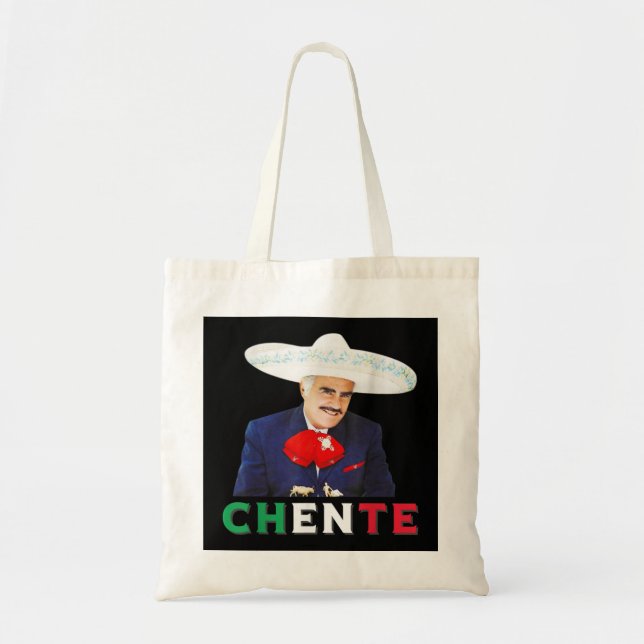 Chente Vicente Fernandez - Sigo Siendo El Rey Mexi Tote Bag (Front)