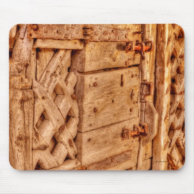 Chepstow Castle Guard Gate Wales, UK Mouse Pad (Front)