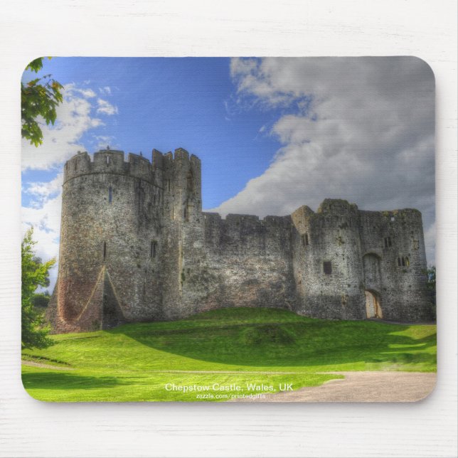 Chepstow Castle, Wye Valley, Monmouthshire, Wales Mouse Pad (Front)