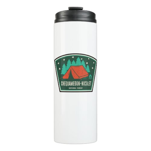 Chequamegon_Nicolet National Forest Camping Thermal Tumbler