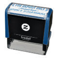 Cheque Restrictive Endorsement Rubber Stamp | Zazzle