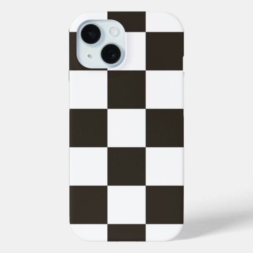 Chequered Flag pattern iPhone 15 Case