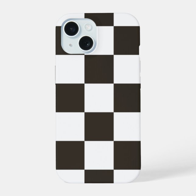 Chequered Flag pattern Iphone Case (Back)