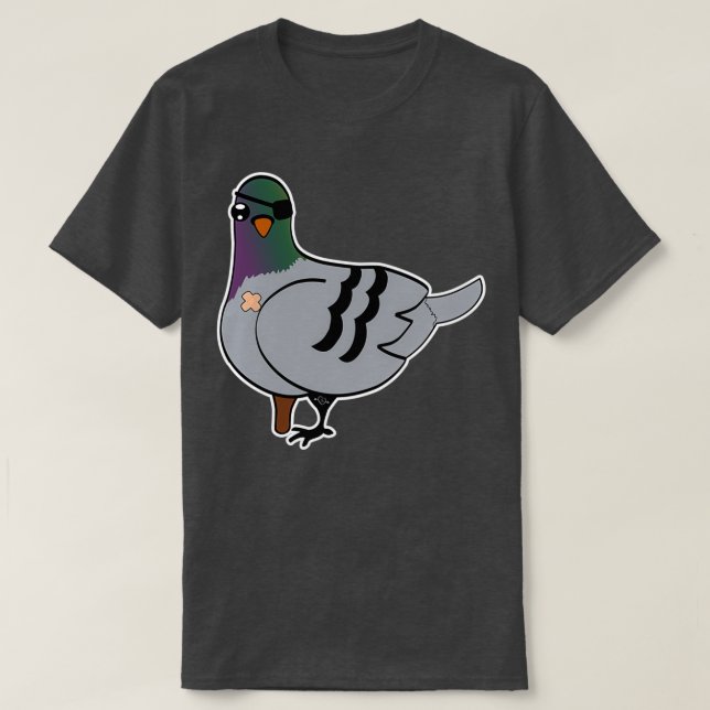 Cher Ami brave pigeon T-Shirt (Design Front)