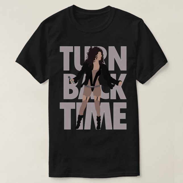 Cher - Turn Back Time Sticker T-Shirt (Design Front)