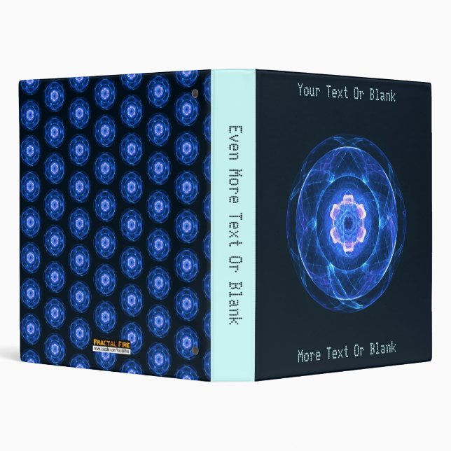 Cherenkov Radiation 3 Ring Binder (Background)