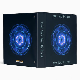 Cherenkov Radiation 3 Ring Binder