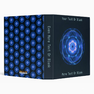 Cherenkov Radiation 3 Ring Binder