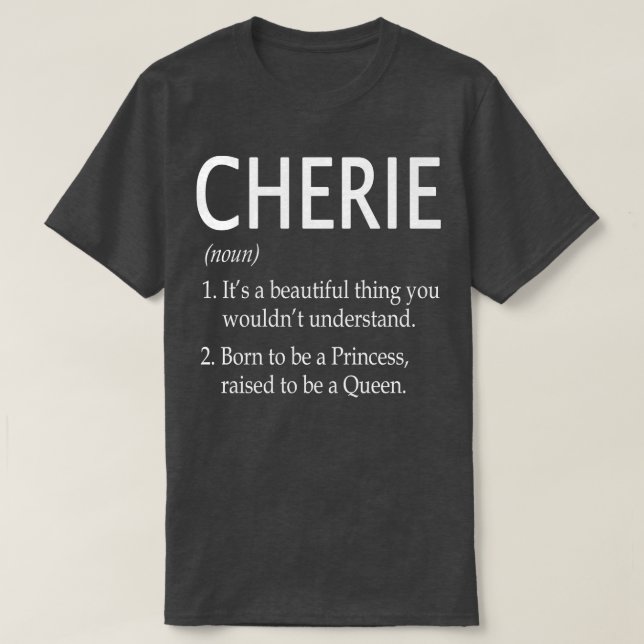 Cherie Name Gift 154 T-Shirt (Design Front)