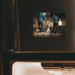 Cherish Every Moment Quote Family Photo Magnet<br><div class="desc">Decorate your refrigerator or magnetic surface with a reminder to cherish every moment using our "Cherish Every Moment" Magnet. This magnet features the elegant calligraphy and typography design placed over a heartwarming family photo,  serving as a daily inspiration to appreciate the little joys and precious moments in life.</div>