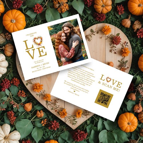 Cherish Exquisite Love Quote Fall Floral Heart Save The Date