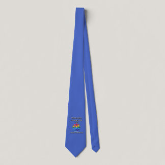 Cherish Neurodiversity. World Autism Awareness Day Neck Tie
