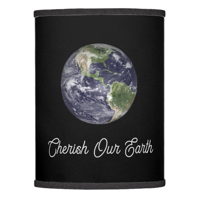 Cherish Our Earth Lamp Shade (Front)