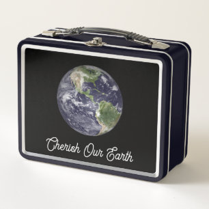 Cherish Our Earth Metal Lunch Box