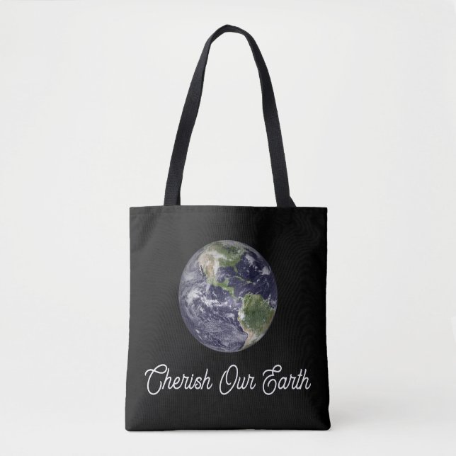 Cherish Our Earth Tote Bag (Front)