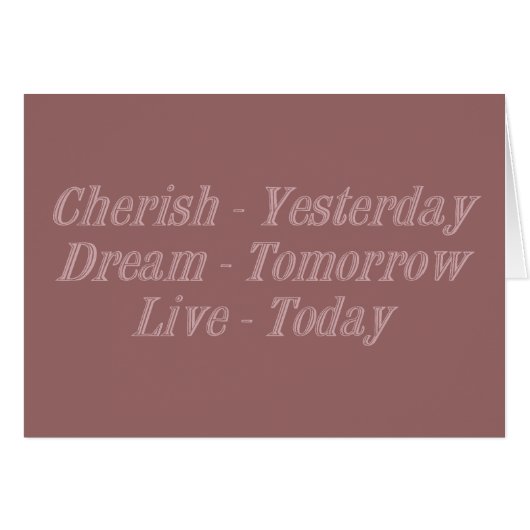 Cherish pink cards (Front Horizontal)