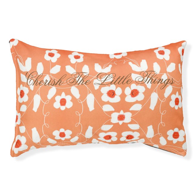 Cherish The Little Things Pet Pillow (Front)