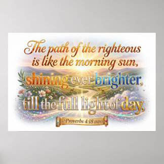 Cherish Wisdom And She Will Exalt You Poster