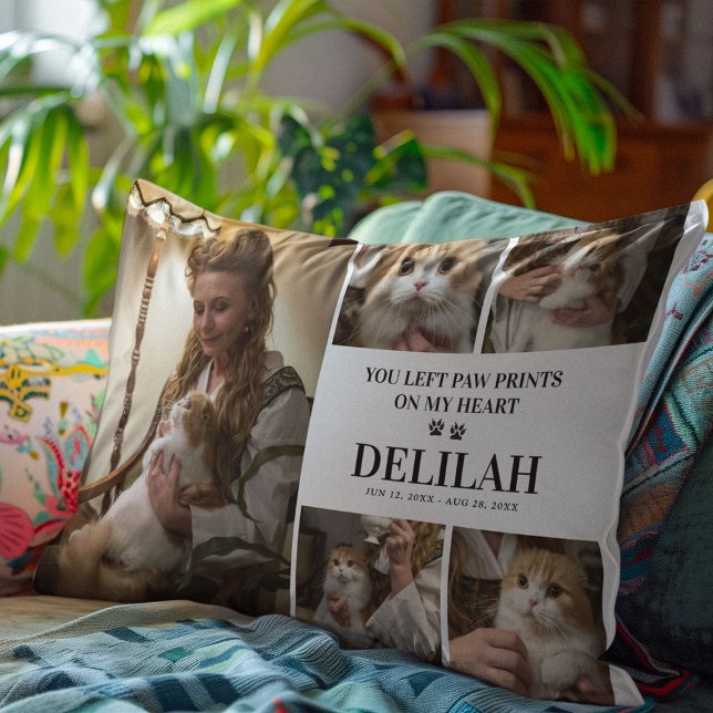 Cherish Your Furry Friend Forever, Custom Pet Accent Pillow (Creator Uploaded)