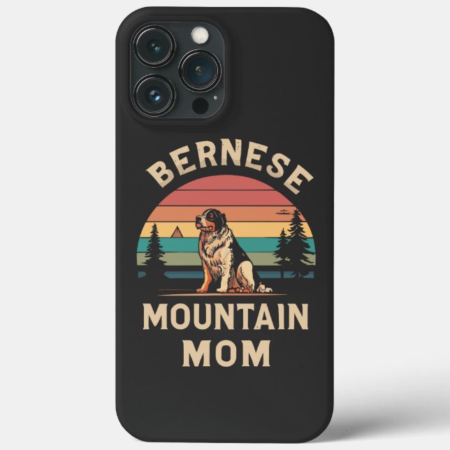 Cherish Your Love: Bernese Mountain Dog Mom Case-Mate iPhone Case (Back)
