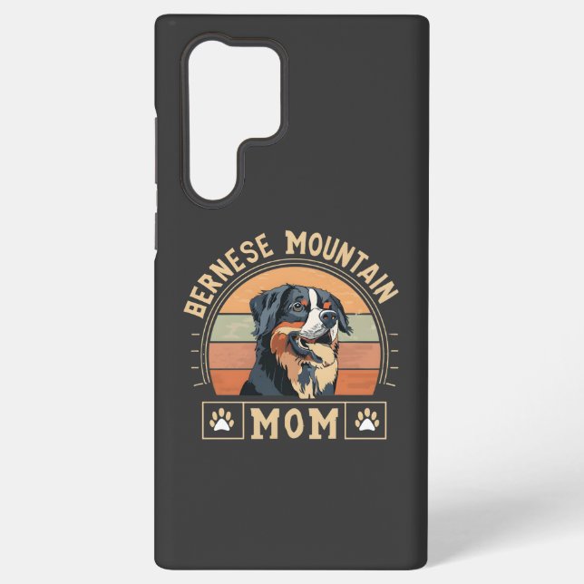 Cherish Your Love: Bernese Mountain Dog Mom Samsung Galaxy Case (Back)