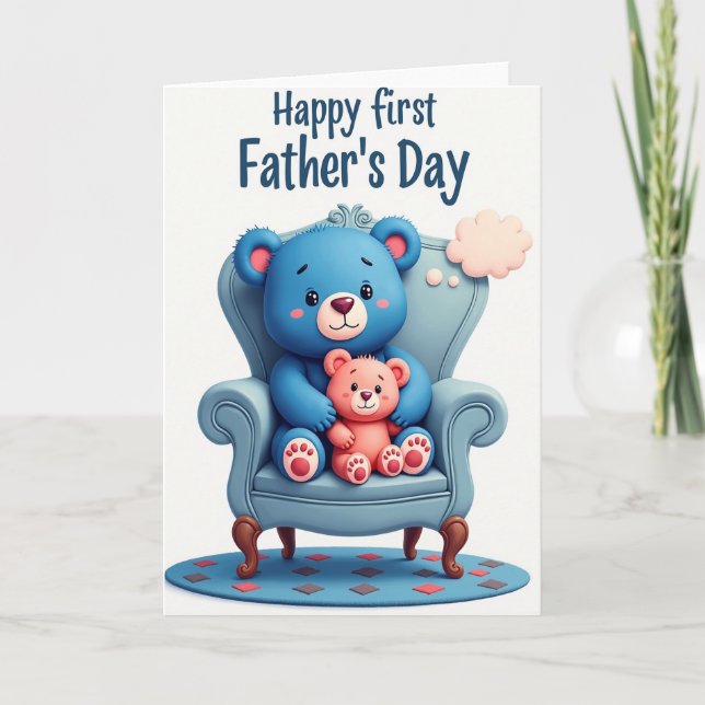 Cherished Fathers Day Love Card (Front)