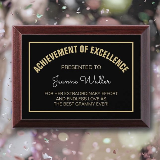 CHERISHED Gift! Custom Best GRAMMY Award plaque (Creator Uploaded)